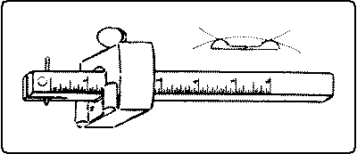 Fig. 215. Marking-Gage for Curves.