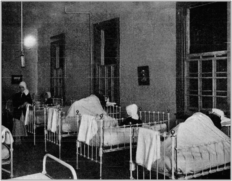 Crippled Children leaving Sea Breeze Hospital for Bone Tuberculosis Find Stale Air Offensive by Night or by Day