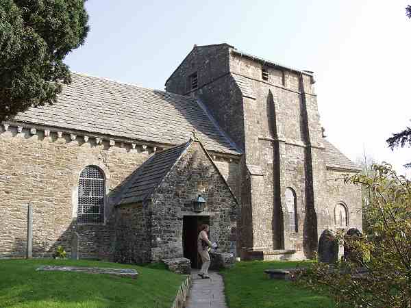 General view of south face of St Nicholas, Studland