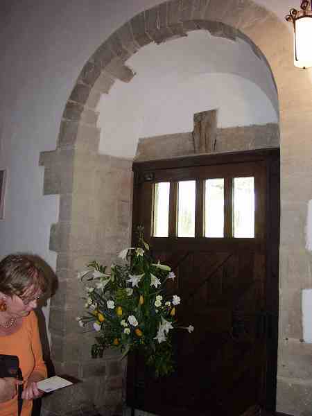 North doorway inside 